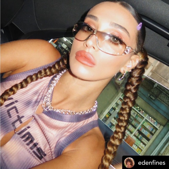 Rare 💫CHANEL vintage Gray gradient Swarovski CC’s sunglasses. - Picture 7 of 16